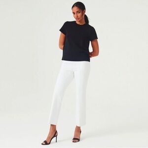 SPANX On the Go Kick Flare Pants Classic White Medium Regular